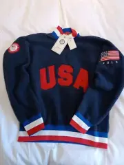 Official Beijing 2022 Team USA Ralph Lauren Pull Over Sweater
