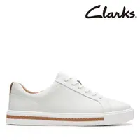 在飛比找momo購物網優惠-【Clarks】女鞋 Un Maui Lace 板鞋風全皮面