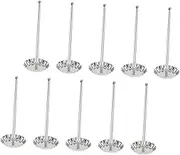 Amosfun 10Pcs Spoons for Turnip Shrimp Cake Making Kitchen Utensils for Radish Pancakes Deep Fried Meatballs and More