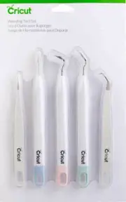 CRICUT WEEDING TOOL SET WEEDER, HOOK, PIERCING & 2 STYLES TWEEZERS 2004233-B15
