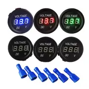New 12-24V LED Panel Digital Voltage Display Voltmeter Volt Meter Car Motorcycle