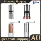 Manual Coffee Grinder Stainless Steel Spice Grinder Ceramic Burr Detachable AU
