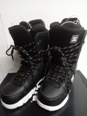 DC Phase Lace-up Snowboard Boots, US Men's Size 8 Black/White #5G1