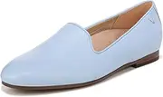 [Vionic] Women’s North Willa Comfort Flats- Supportive Slip-On Walking Flats with Arch Support Skyway Blue Leather 9 Medium