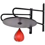 Boxing Speed Ball Set: Pear Bag with Platform, Wall Mount, Pump & Accessories, 6