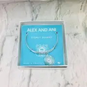 Alex and Ani Coast Guard Silver Tone Bracelet