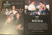 The Menu Promo Movie Flyer Ralph Fiennes, Anya Taylor-Joy, Nicholas Hoult