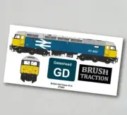 British Rail Class 47 Fridge Magnet 47482 BR Blue Diesel Locomotive