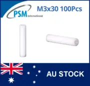 M3 X 30 PSM SPACER ROUND FEMALE / FEMALE ACETAL SPA04ACM330MM 100PCS