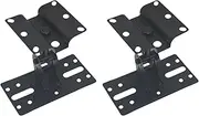 2Pcs Wall Mounted Speaker Brackets Speaker Hangers,Universal,Accessory,Metal Adjustable Holders for Indoor Office Study Room
