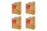 4x 10pc CleanUp CU900 Synthetic Vacuum Bags Set for Backpack Cleaners White