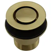 40mm Bath Pop Down Brass Plug &amp; Waste, Gold