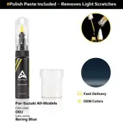Touch Up Paint For Suzuki All Models ODJ Bering Blue With Polish Paste