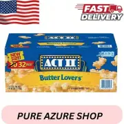 ACT II Butter Lovers Microwave Popcorn (2.75 oz., 32 pk.) Fast delivery