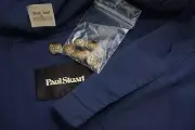 Paul Stuart Made in Italy Navy Garment Wash Patch Pocket Unstructured Jacket S