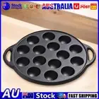 Cast Iron Octopuses Meat Balls Mold 15 Holes Nonstick Takoyaki Grill Pan Plate A