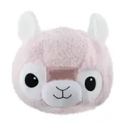 Alpaca Head Kids dress up party costume plush mesh toy imagination pretend soft