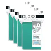 4x 60pc Ultra Pro Mini Deck Gaming Card Sleeve Acid Free Protector 62x89mm Aqua