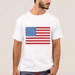 頂級 T 恤 MADE JERSEY 白色 HOMME THE FLAG OF THE USA 美國國家黑色 ALI T