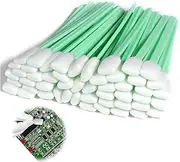 Pack of 50 Cleaning Sponge Long Sterile, Foam Cleaning Cotton Buds, Cleaning Swabs, Cotton Buds, Long, Cotton Buds Rectangular for Inkjet Printhead Cleaner, Lens Cleaning