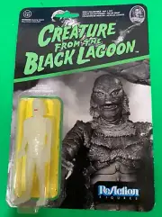 Reaction CREATURE BLACK LAGOON Glow In Dark 3 3/4" Figure Universal Monsters