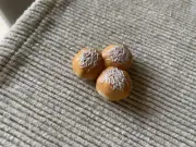 American Girl Claudie banana coconut fritters pastry 18" doll NEW