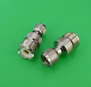 (2 PCS) Mini UHF Male to UHF Female Connector - USA Seller