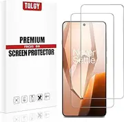TQLGY Tempered Glass Screen Protector for OnePlus 13R 6.78-Inch, 9H Hardness, HD Clear, Anti-Scratch, Bubble-Free Installation, 2-Pack