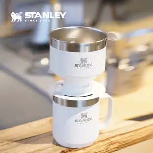 史丹利Stanley不銹鋼桌面杯 保溫水杯馬克杯 咖啡壺過濾杯帶刻度