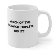 Only Murderers In The Building Mug Which Of The Pickwick Triplets Did It Mug