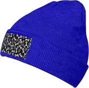 [JBYJBX] Dog Puppy Paw Print Unisex Knitted Hat Daily Hat Birthday Theme Elasti Beanie Cap Outdoor Leisure