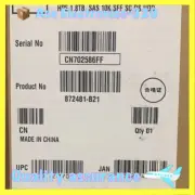 HPE 872481-B21 872738-001 1.8TB SAS 10K 12Gb/s 2.5" 512E HDD Hard Drive NEW