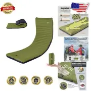 Ultra-Light 4.7-Inch Camping Mat - Leakproof with Repair Kit & Ergonomic Pillow