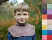 Neck Warmer 100% MERINO WOOL baby children loop tube collar scarf knitted wrap
