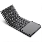 Ultra Slim Wireless Bluetooth Keyboard Foldable With Touchpad For PC Laptop