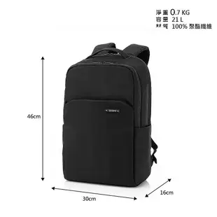 AT美國旅行者 AMERICAN TOURISTER 筆電後背包/電腦包15吋 Rubio 極輕量防潑水抗菌休閒_灰/藍