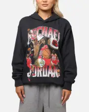 [JORDAN] Jordan Jumpman Flight Graphic Fleece Pullover Hoodie Off Noir - Size L L Off Noir