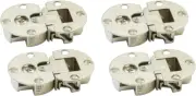 LIKERAINY 90 Degree 3D Adjustable Flap Lid Concealed Hinge 35mm for Furniture Ga