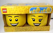 LEGO Ultimate 6-Piece Set 2x Large, 2x Small, 2x Mini Storage Heads no LEGOS