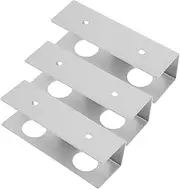 CAXUSD Space-Saving Under Desk Laptop Holder Mount Metal Shelf and Brackets for Office