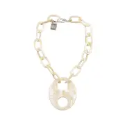 Paris Mode Haricot Une V Choker White Alba