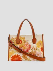 GUESS Women's Floral Fabia Tote Bag