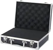 Aluminum Storage Box - Storage Case for Cameras, Document Storage Organizer | Metal Tool Box, Square Storage Organizer for Jewelry, Tools