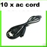 10 Ten X Pcs Original PS2 PS3 Slim Sega Dreamcast UL Listed AC Power Cord 6 ft