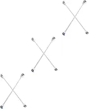 [DEARMAMY] 6pcs Rhinestone Collar Pin for Men Elegant Decorative Shirt Collar Stays Stylish Tie Clips for Formal Events for Birthdays Weddings Father Day