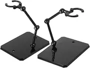 ERINGOGO 2pcs Figure Display Stand Doll Stand Action Adjustable Figure Holder Figures Model Support Stand Wear-resistant Doll Support Display Holder Support Base for Model Plastic Black