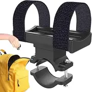 Bike Speaker Mount - Bicycle Flashlight Bracket Strap | Handlebar Lamp Clamp for Mountain Bike Torch, Speaker, and Bottle Holder