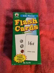 U.S. MONEY 96 FLASHCARDS SEALED CARDS SELF-CHECKING AGES 6+