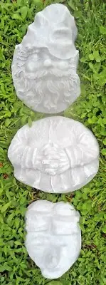 3 piece gnome mold reusable mould measure face 10"L torso 7 & 3/4"L feet 6.5"L