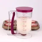 Pancake Batter Dispenser - 4-Cup Batter Dispenser With Squeeze Handle